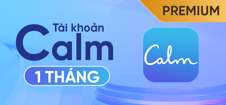 Calm Premium 1 tháng - Tài khoản
